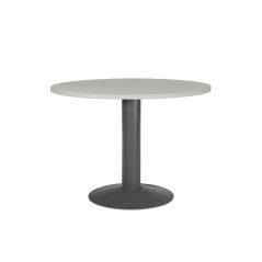 MESA DE REUNIÓN CIRCULAR ROCADA "MEETING" ESTRUCTURA ANTRACITA