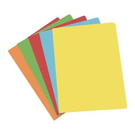 PACK 50 SUBCARPETAS ELBA Fº SEMI-INTENSOS 185gr SURTIDO