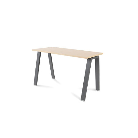 MESA ROCADA "BLANCA" ESTRUCTURA ANTRACITA