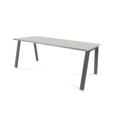 MESA ROCADA "BLANCA" ESTRUCTURA ANTRACITA
