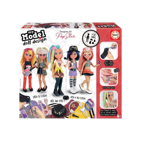 JUEGO EDUCA "MY MODEL DOLL DESIGN: POP STAR"