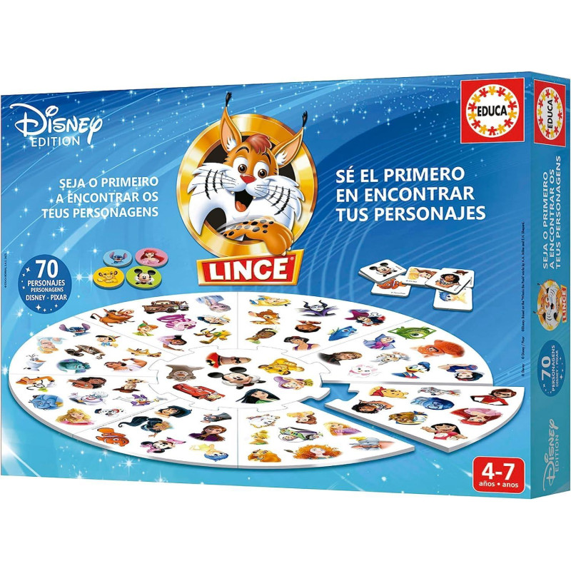 JUEGO DE MESA EDUCA "LINCE EDICIÓN DISNEY" JUEGO DE MESA EDUCA "LINCE EDICIÓN DISNEY"