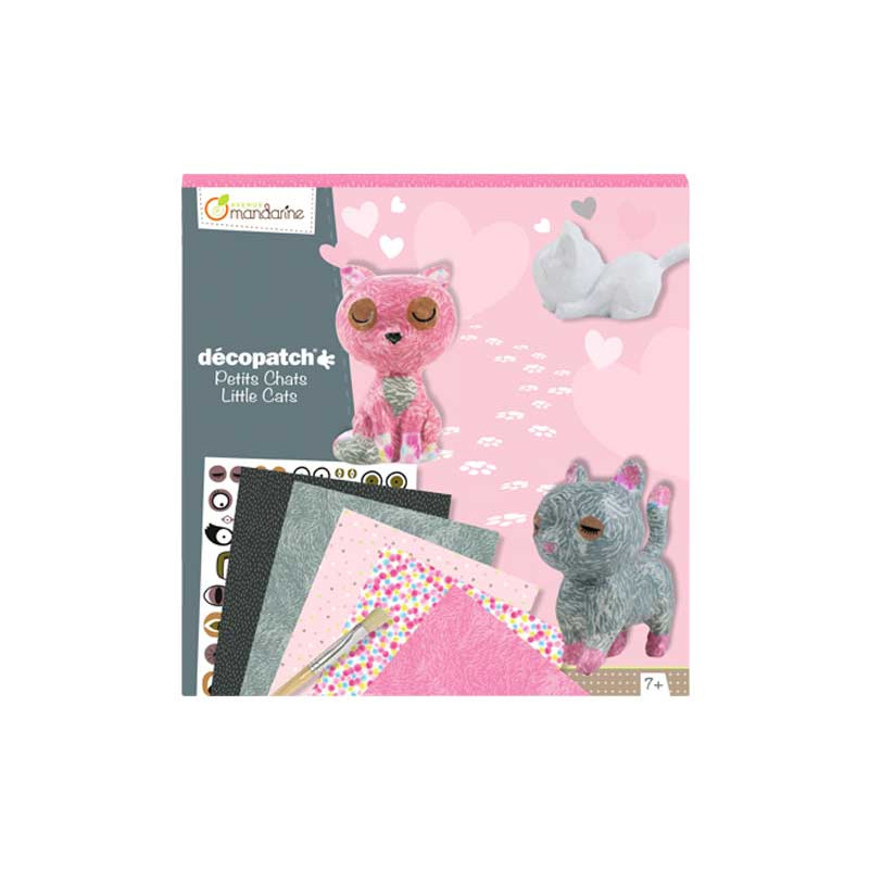 KIT DÉCOPATCH MANDARINE "GATTITOS" KIT DÉCOPATCH MANDARINE "GATTITOS"