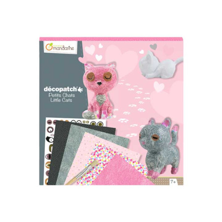 KIT DÉCOPATCH MANDARINE "GATTITOS"