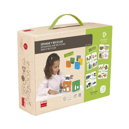 JUEGO AKROS "SEPARAR Y RECICLAR"