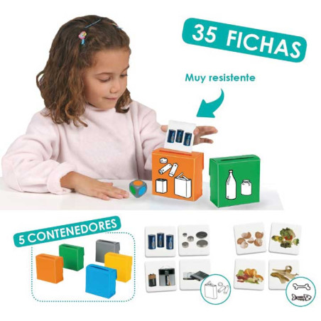 JUEGO AKROS "SEPARAR Y RECICLAR"