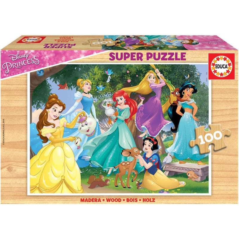 PUZZLE EDUCA "PRINCESAS DISNEY" 100 PIEZAS PUZZLE EDUCA "PRINCESAS DISNEY" 100 PIEZAS