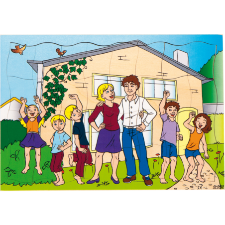 PUZZLE SNAP "FAMILIAS MODERNAS: NUEVA CASA"