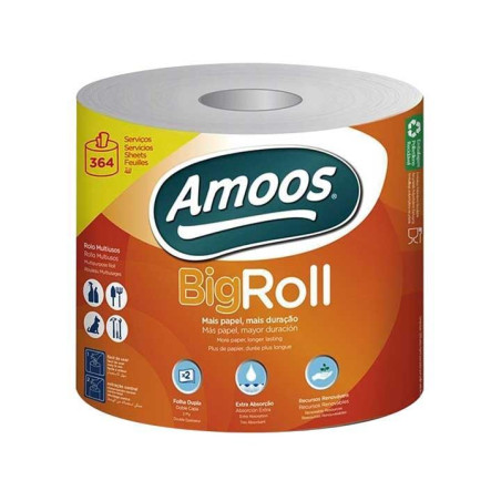 ROLLO DE PAPEL AMOOS MULTIUSOS BIG ROLL 91m