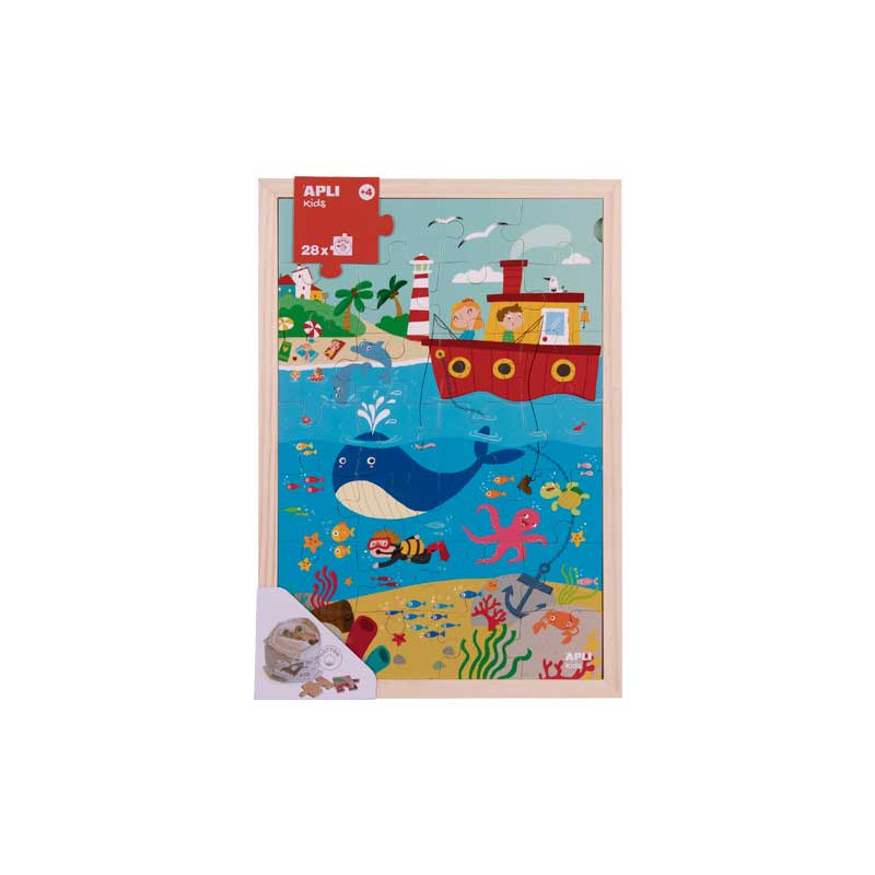 CAJA PUZZLE NIVELES APLI KIDS "EL OCÉANO" CAJA PUZZLE NIVELES APLI KIDS "EL OCÉANO"