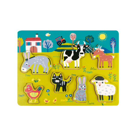 PUZZLE 7 PIEZAS ANDREU TOYS: FARM