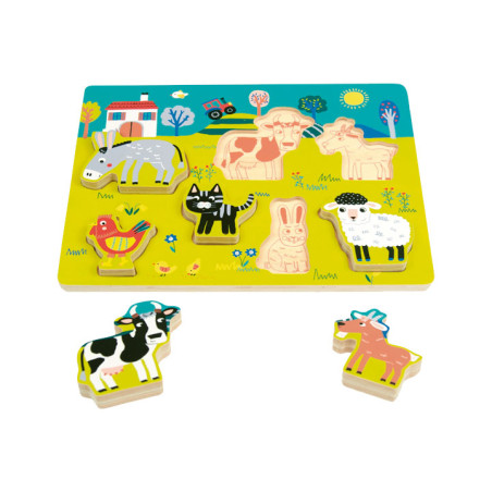 PUZZLE 7 PIEZAS ANDREU TOYS: FARM