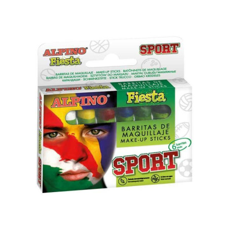 ESTUCHE 6 BARRAS MAQUILLAJE ALPINO "FIESTA"