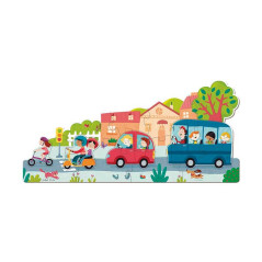 PUZZLE XXL GOULA "VEHÍCULOS"