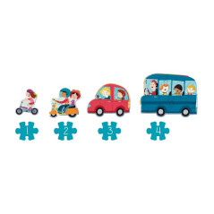 PUZZLE XXL GOULA "VEHÍCULOS"
