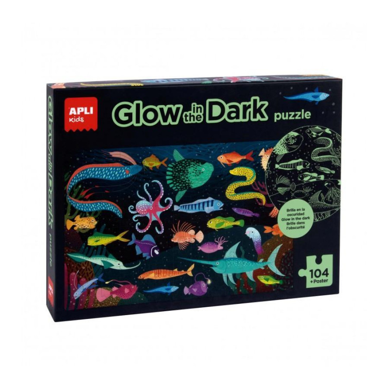 PUZLE FLUORESCENTE OCÉANO