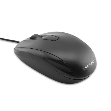 RATÓN ÓPTICO A-SERIES CON CABLE 3 BOTONES