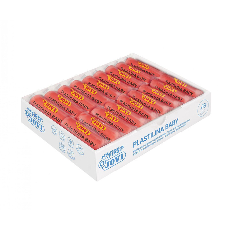 CAJA 18 PASTILLAS PLASTILINA JOVI "MY FIRST BABY" CAJA 18 PASTILLAS PLASTILINA JOVI "MY FIRST BABY"