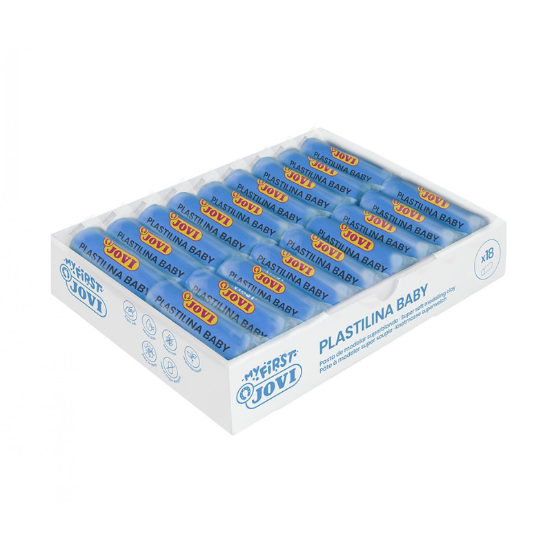 CAJA 18 PASTILLAS PLASTILINA JOVI "MY FIRST BABY" CAJA 18 PASTILLAS PLASTILINA JOVI "MY FIRST BABY"