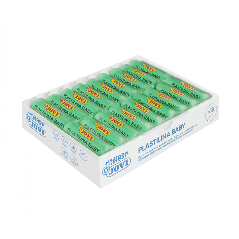 CAJA 18 PASTILLAS PLASTILINA JOVI "MY FIRST BABY" CAJA 18 PASTILLAS PLASTILINA JOVI "MY FIRST BABY"