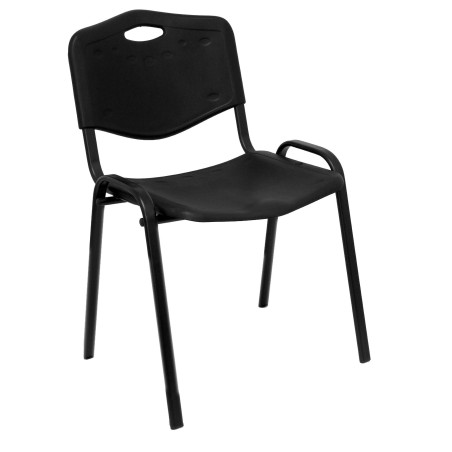 SILLA COLECTIVIDADES ISO PLASTIC BLACK