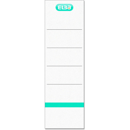 PAQUETE 10 ETIQUETAS ELBA PARA LOMO