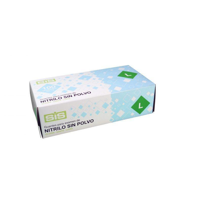CAJA 100 GUANTES DE NITRILO TALLA L CAJA 100 GUANTES DE NITRILO TALLA L
