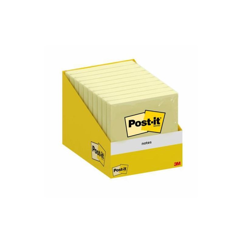CAJA 10 BLOCS NOTAS REPOSICIONABLES POST-IT 76x76mm CAJA 10 BLOCS NOTAS REPOSICIONABLES POST-IT 76x76mm