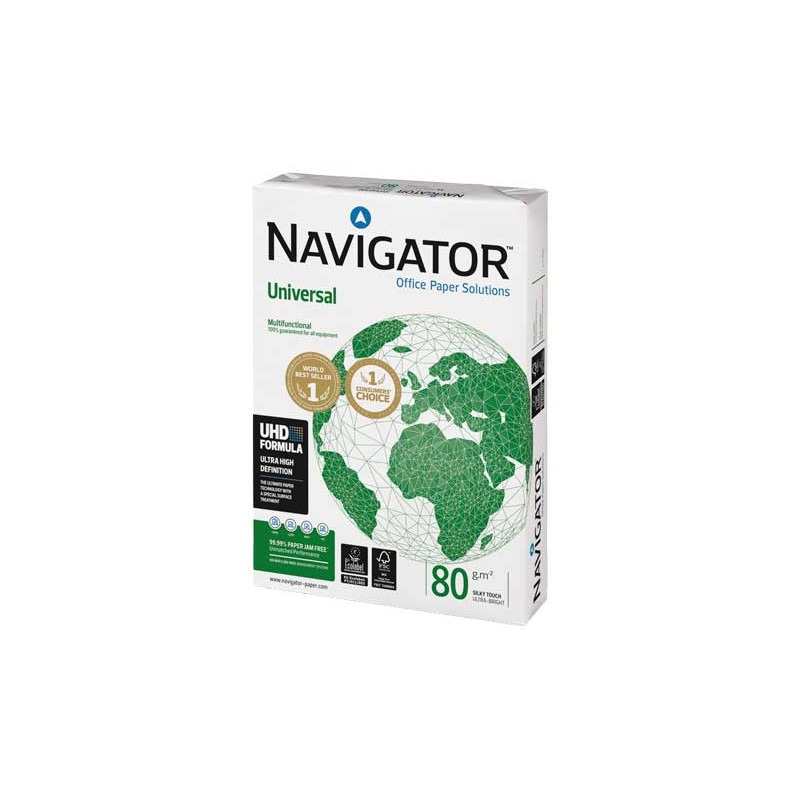 CAJA 5 PAQUETES 500h PAPEL NAVIGATOR UNIVERSAL A4 CAJA 5 PAQUETES 500h PAPEL NAVIGATOR UNIVERSAL A4