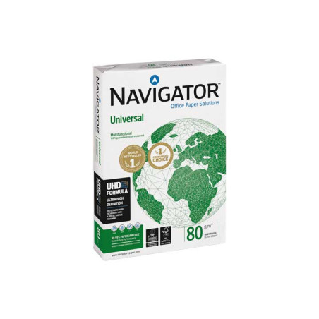 CAJA 5 PAQUETES 500h PAPEL NAVIGATOR UNIVERSAL A4