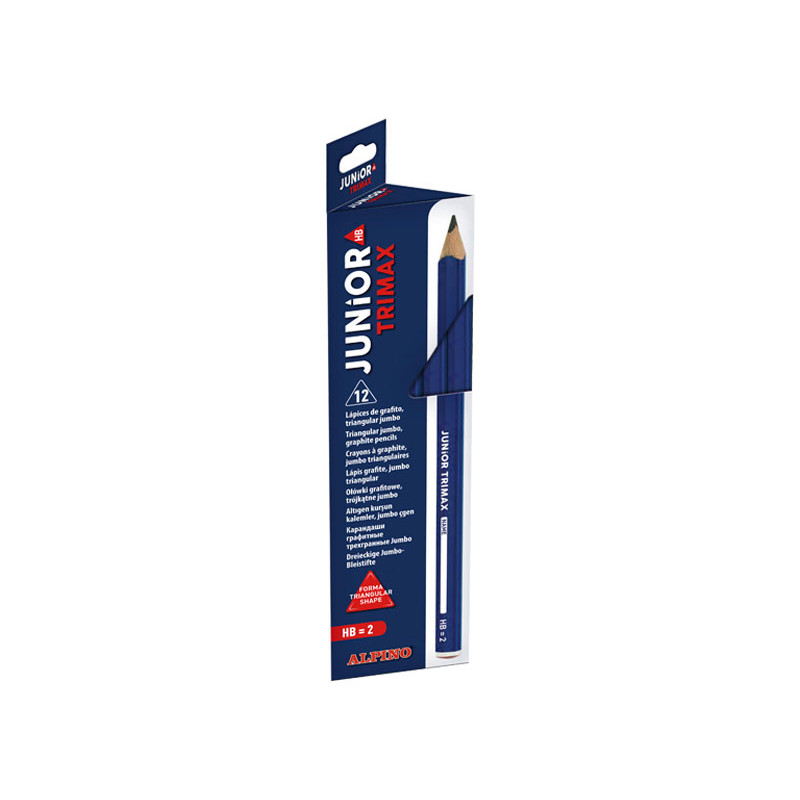 LÁPIZ DE GRAFITO ALPINO JUNIOR TRIMAX LÁPIZ DE GRAFITO ALPINO JUNIOR TRIMAX