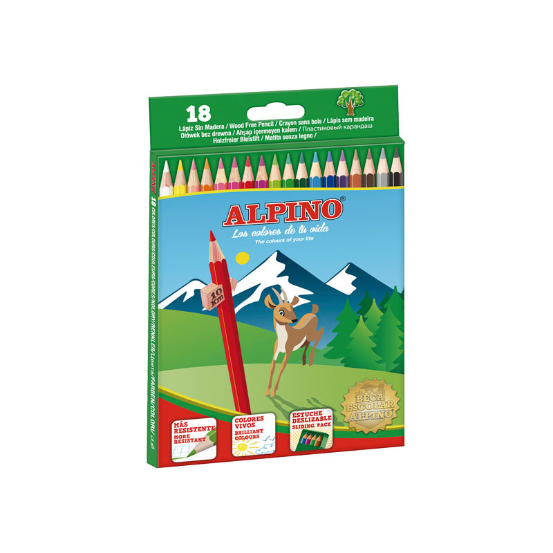 CAJA 18 LÁPICES ALPINO FESTIVAL SURTIDO CAJA 18 LÁPICES ALPINO FESTIVAL SURTIDO