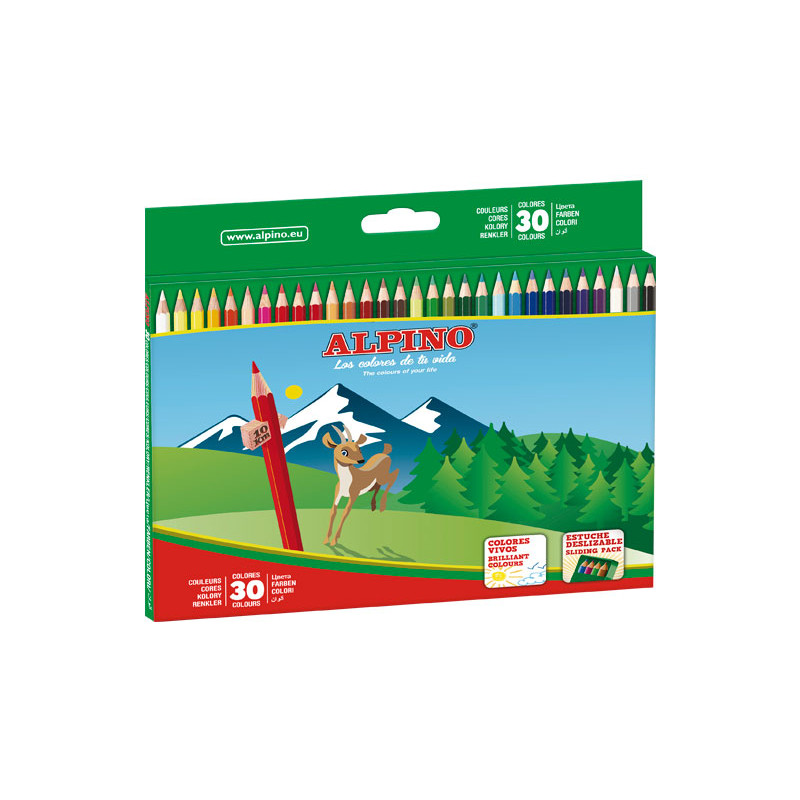 CAJA 30 LÁPICES ALPINO FESTIVAL SURTIDO CAJA 30 LÁPICES ALPINO FESTIVAL SURTIDO