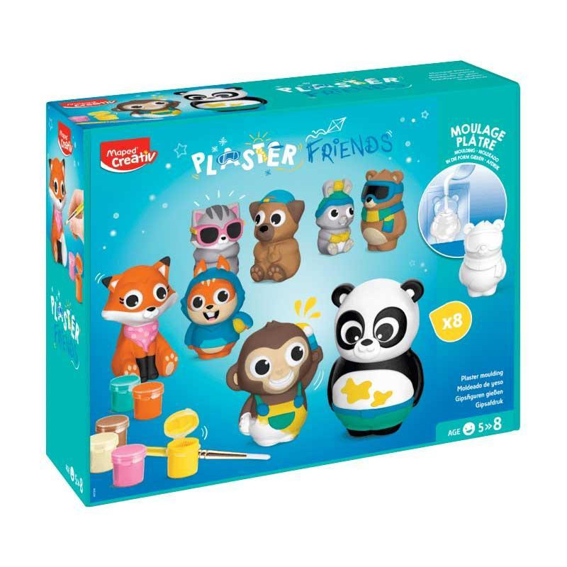 MAXI SET MAPED "PLASTER FRIENDS 8 FIGURAS" MAXI SET MAPED "PLASTER FRIENDS 8 FIGURAS"