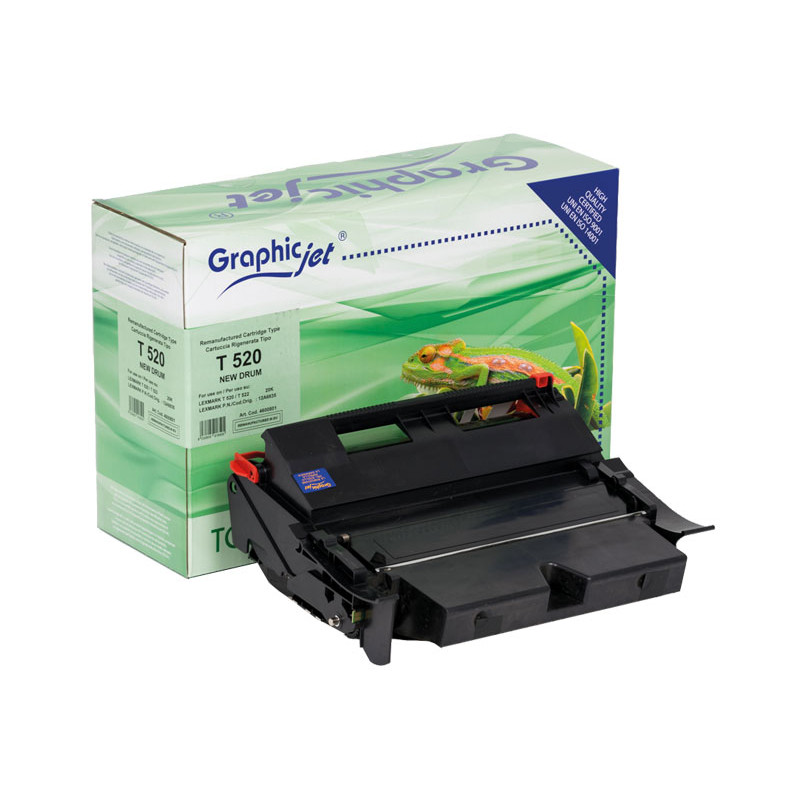 TÓNER GRAPHICJET LEXMARK T520 TÓNER GRAPHICJET LEXMARK T520