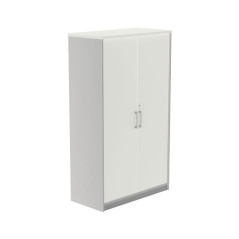 ARMARIO LIBRERÍA ROCADA SERIE STORE  ALUMINIO - BLANCO 156x90cm
