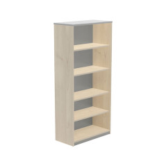 ARMARIO LIBRERÍA ROCADA SERIE STORE  HAYA - GRIS 195x90cm