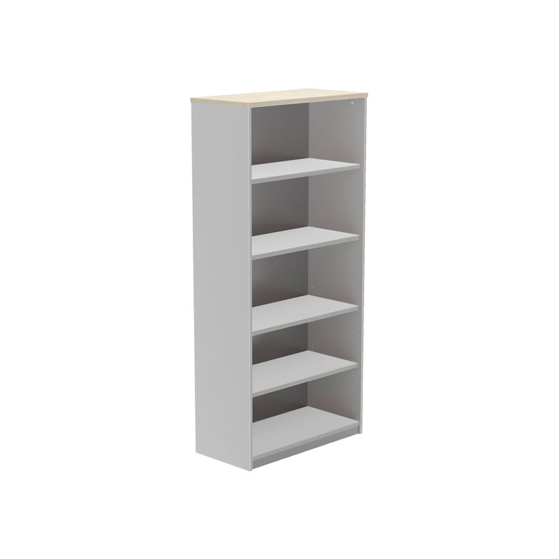 ARMARIO LIBRERÍA ROCADA SERIE STORE ALUMINIO - HAYA 195x90cm ARMARIO LIBRERÍA ROCADA SERIE STORE ALUMINIO - HAYA 195x90cm