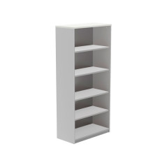 ARMARIO LIBRERÍA ROCADA SERIE STORE  ALUMINIO - BLANCO 195x90cm