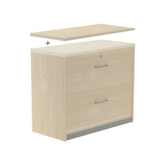 ARMARIO CARPETERO ROCADA SERIE STORE  HAYA - GRIS 78x90cm