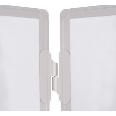 PIZARRA TRÍPTICA BLANCA ROCADA 400x100cm