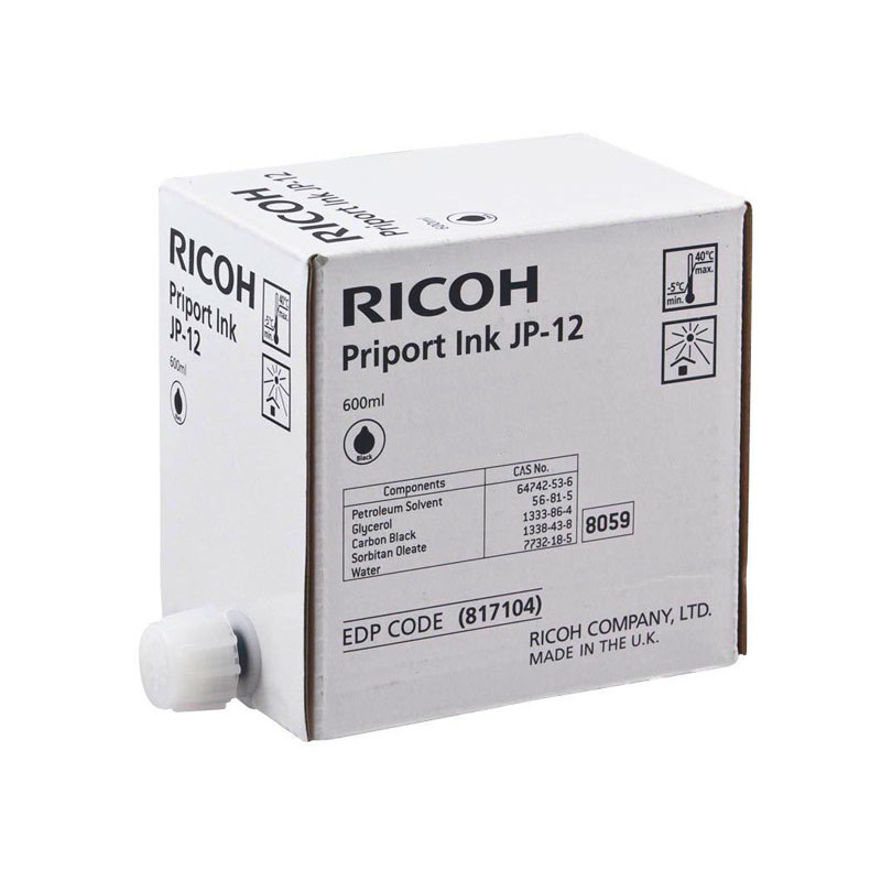 PACK TINTA ORIGINAL RICOH 1x5 817104