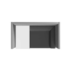 SOFÁ ROCADA SOFT SEATING INDIVIDUAL CON MESA