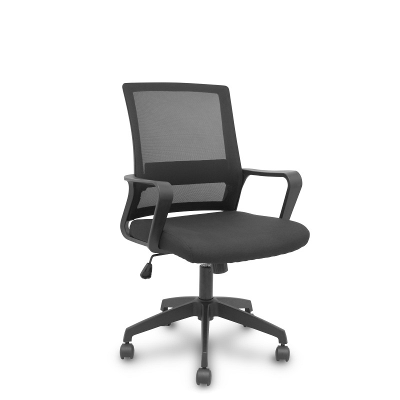 SILLA ERGO535 CON BRAZOS FIJOS ESTRUCTURA NEGRA SILLA ERGO535 CON BRAZOS FIJOS ESTRUCTURA NEGRA