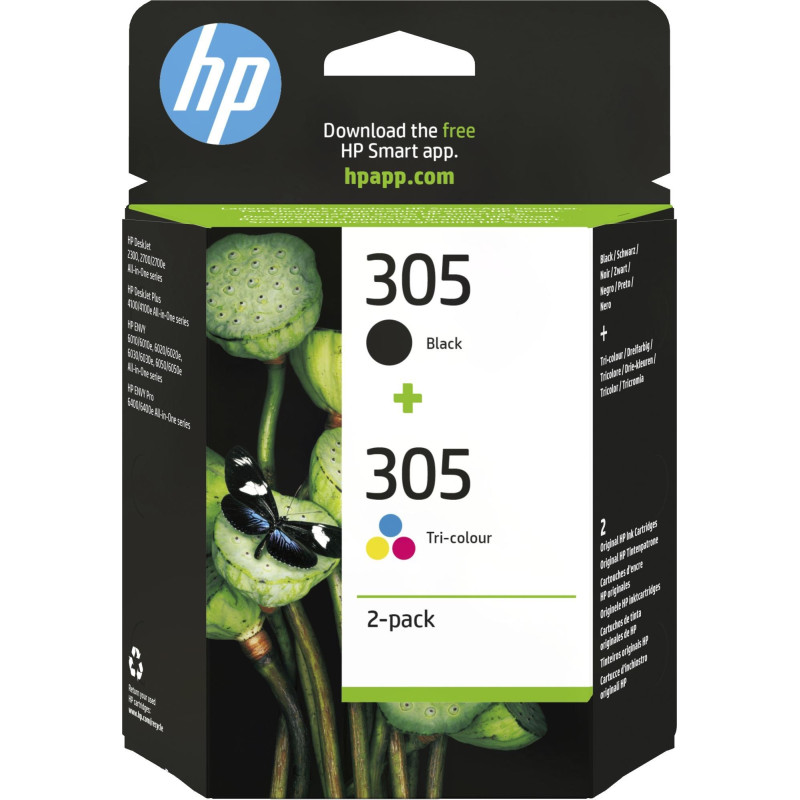 PACK 2 INKJET ORIGINAL HP 305 PACK 2 INKJET ORIGINAL HP 305