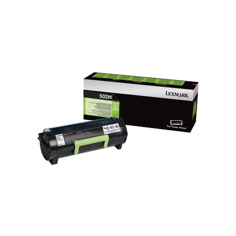 TÓNER ORIGINAL LEXMARK 502H ALTA CAPACIDAD TÓNER ORIGINAL LEXMARK 502H ALTA CAPACIDAD