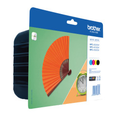 PACK 4 INKJET ORIGINAL BROTHER RAINBOW LC129XLVALBP