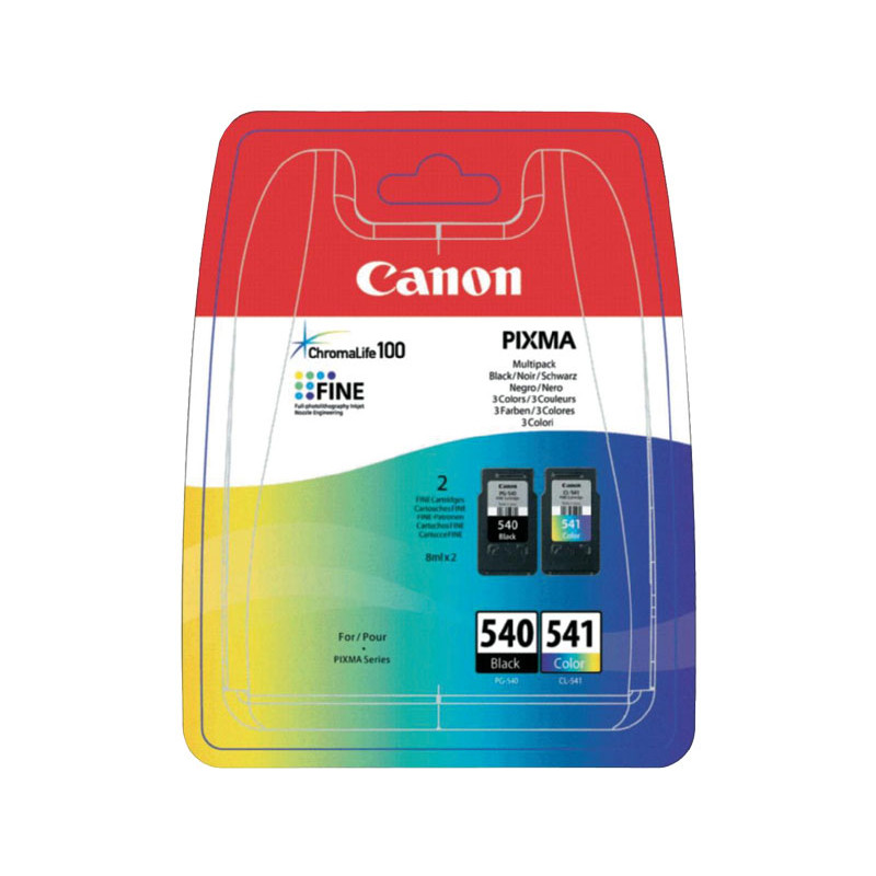 PACK 2 INKJET ORIGINAL CANON CL541+ PG540 PACK 2 INKJET ORIGINAL CANON CL541+ PG540