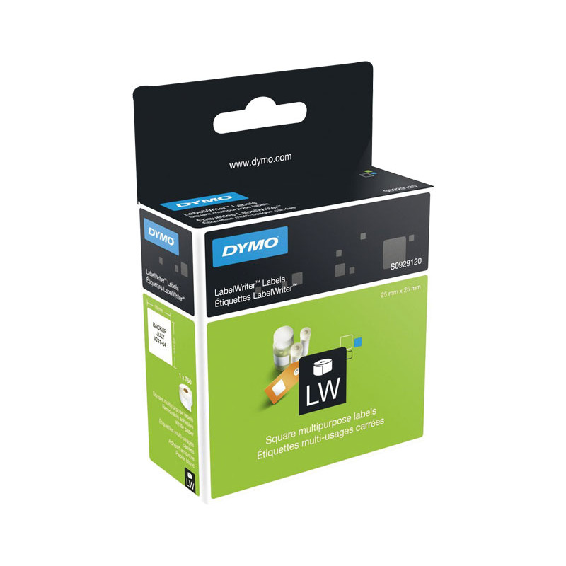 ROLLO 750 ETIQUETAS DYMO LW 25x25mm ROLLO 750 ETIQUETAS DYMO LW 25x25mm