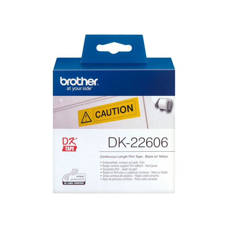 CINTA CONTINUA BROTHER DK22606 62mm PELÍCULA PLÁSTICA CINTA CONTINUA BROTHER DK22606 62mm PELÍCULA PLÁSTICA